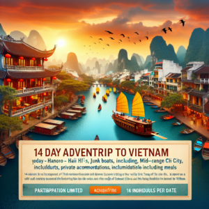 14 Tage Erlebnisreisen Vietnam - Erlebnisreise von Hanoi bis Ho-Chi-Minh-Stadt