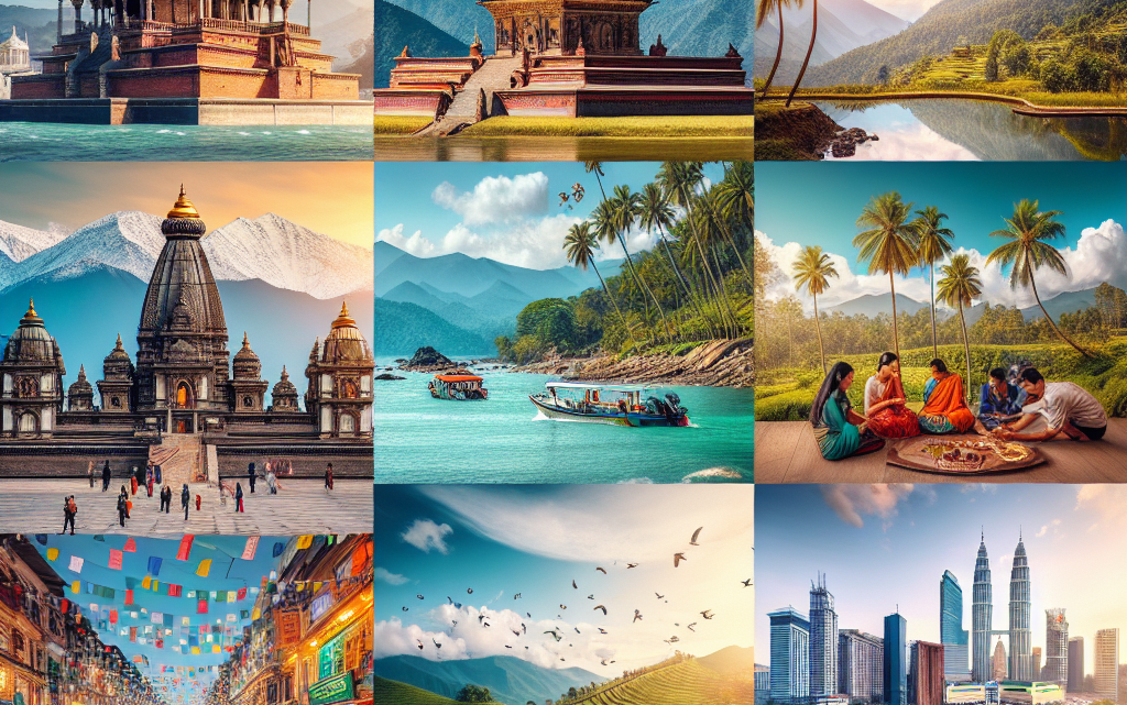 Reiseplanung für 16 Tage in Südasien