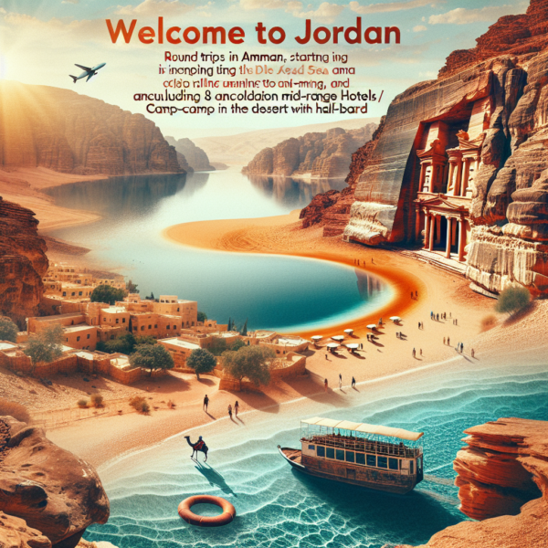 Rundreisen Jordanien - ab Amman bis Aqaba mit Besuch des Toten Meers