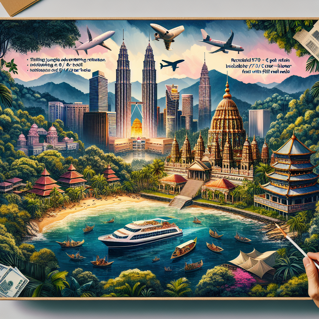 13 Tage Rundreise Malaysia - Dschungelabenteuer und Erholung am Strand im 5-Sterne-Hotel