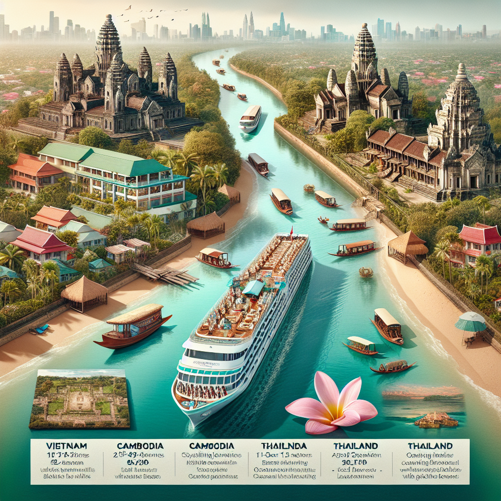 19 Tage Kreuzfahrten Vietnam, Kambodscha und Thailand – Südostasien-Rundreise und Mekong-Flusskreuzfahrt mit LA MARGUERITE von Mỹ Tho bis Kampong Cham mit Baden in Hua Hin