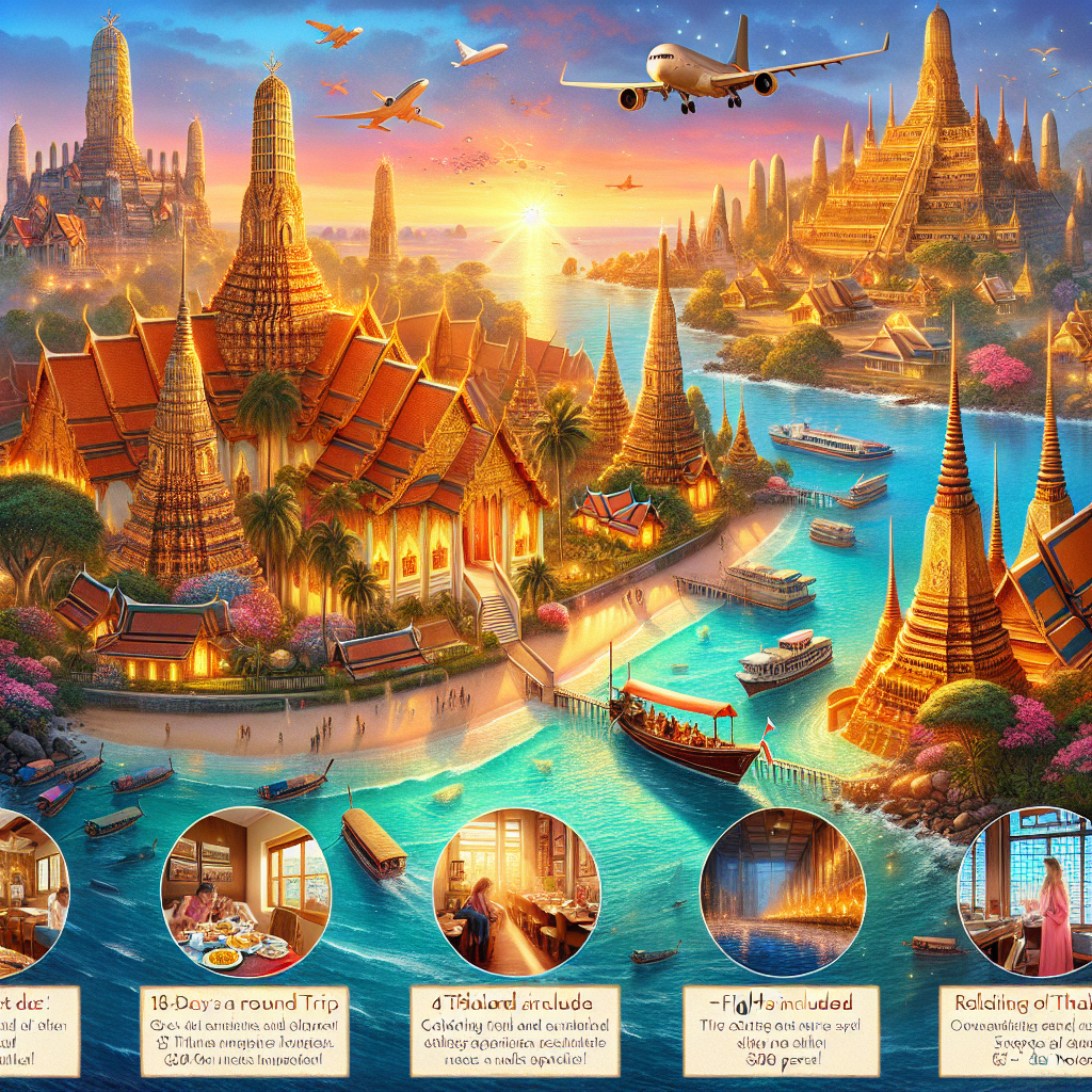 18 Tage Rundreisen Thailand – Magische Tempel, goldene Sonnenuntergänge und das Meer ruft