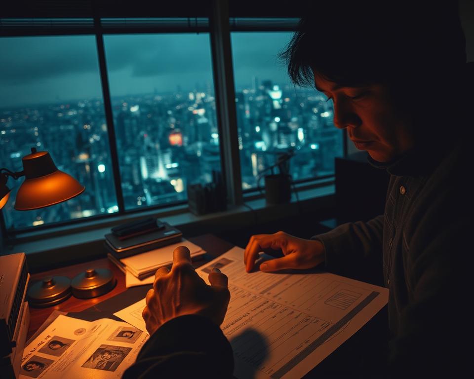 Detektivarbeit in Japan