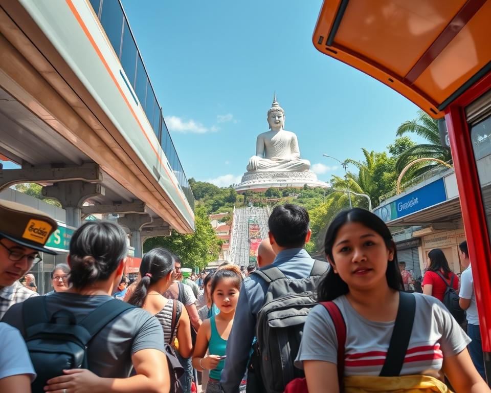 Anreise zum Tempel mit öffentlichen Verkehrsmitteln Anreise zum Tempel mit öffentlichen Verkehrsmitteln