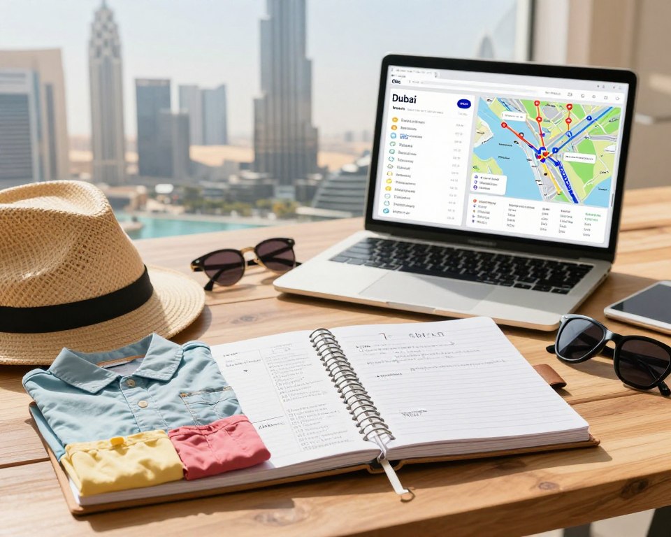 Kleidung Dubai Reiseplanung