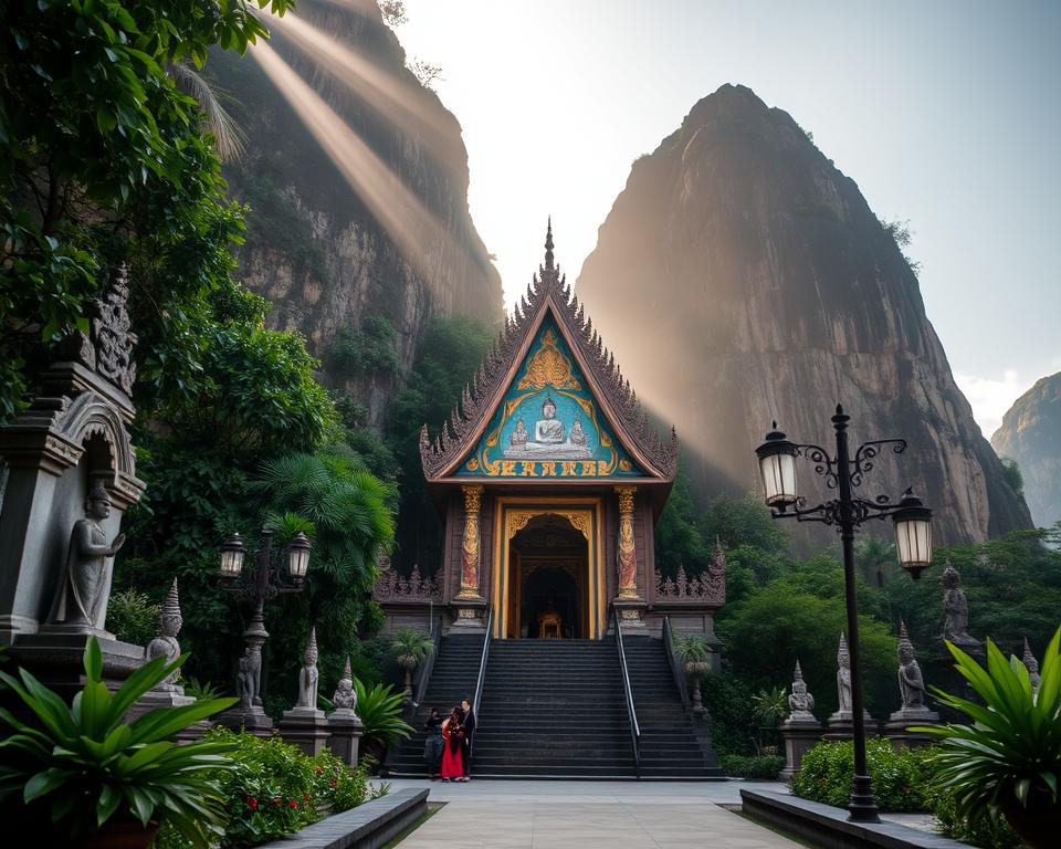 Spiritueller Tiger Cave Tempel Spiritueller Tiger Cave Tempel