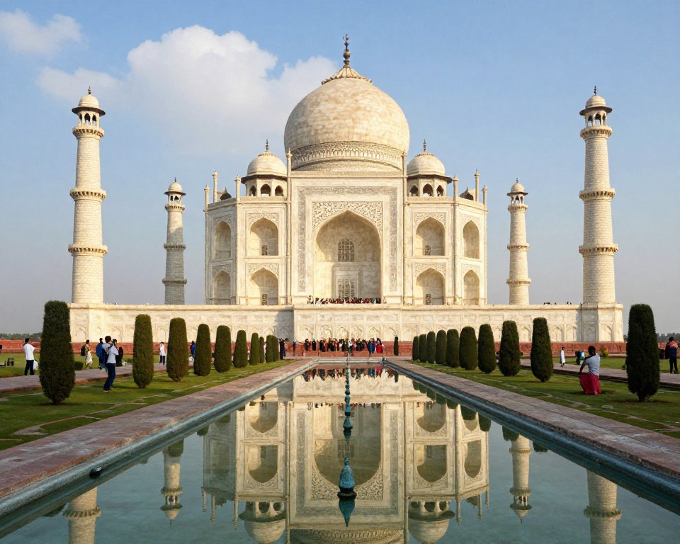 Taj Mahal bei Tageslicht Taj Mahal bei Tageslicht