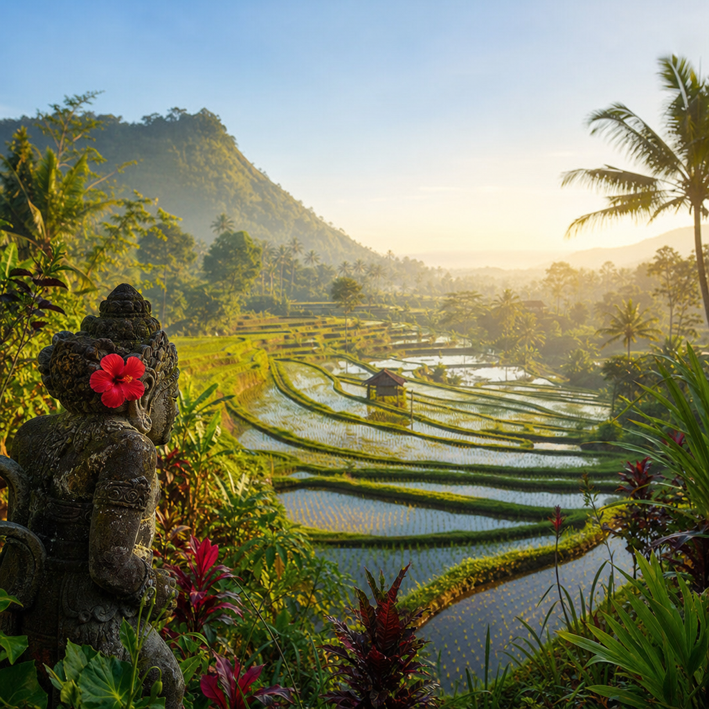 2 Wochen Rundreisen Indonesien – Bali: Zwischen Dschungelklängen und Wellenrauschen mit Entspannung im 4-Sterne-Hotel in Sanur